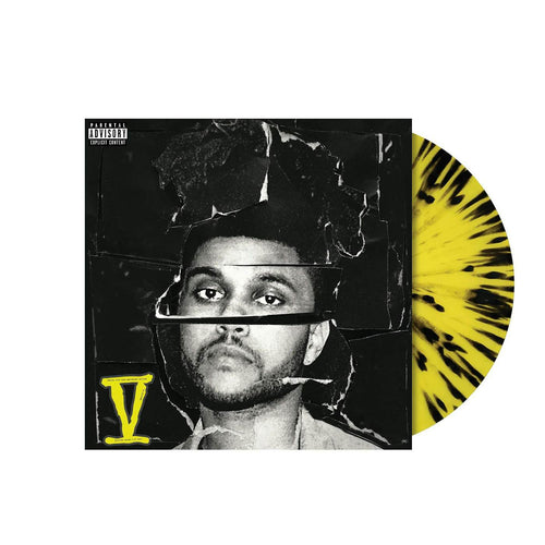 The Weeknd - Beauty Behind The Madness - Yellow Splatter Vinyl LP Record - Bondi Records