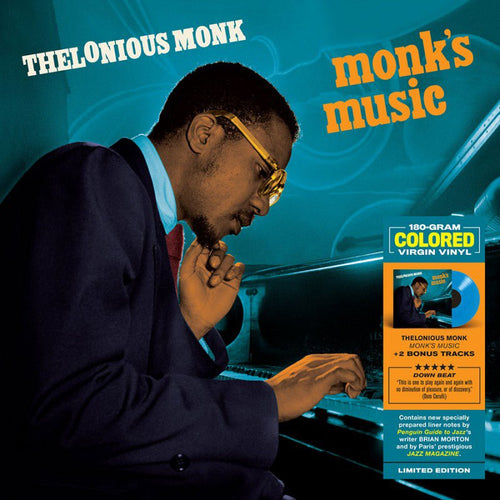 Thelonious Monk - Monk's Music - Blue Vinyl LP Record - Bondi Records