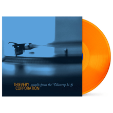 Load image into Gallery viewer, Thievery Corporation - Sounds From The Thievery Hi - Fi - Orange Vinyl LP Record - Bondi Records
