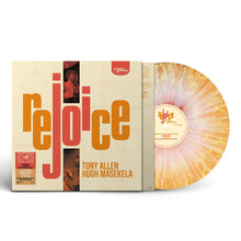 Load image into Gallery viewer, Tony Allen &amp; Hugh Masekela - Rejoice - Orange, White &amp; Pink Splatter Vinyl LP Record - Bondi Records
