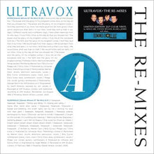 Load image into Gallery viewer, Ultravox - The Remixes (RSD 2026) - White Vinyl LP Record - Bondi Records
