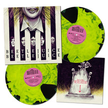 Load image into Gallery viewer, Various Artists - Beetlejuice - Neon Green Black Marble Vinyl LP Record - Bondi Records
