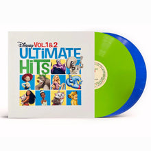 Load image into Gallery viewer, Various Artists - Disney Ultimate Hits Volume 1 &amp; 2 - Green &amp; Blue Vinyl LP Record - Bondi Records
