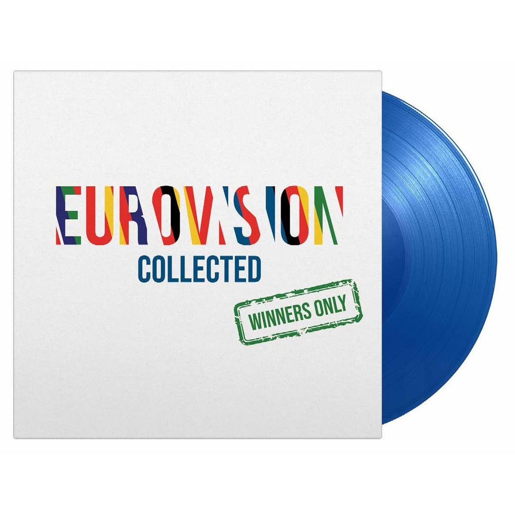 Various Artists - Eurovision Collected: Winners Only - Blue Vinyl LP Record - Bondi Records