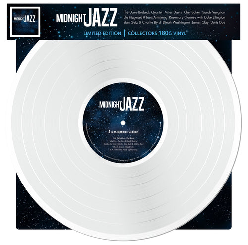 Various Artists – Midnight Jazz - White Vinyl LP Record - Bondi Records