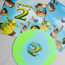 Load image into Gallery viewer, Various Artists - Shrek 2 - Original Motion Picture Soundtrack - Sky Blue &amp; Green Vinyl LP Record - Bondi Records
