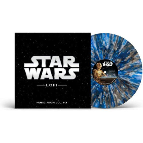 Various Artists - Star Wars LOFI: Music From Vol. 1–3 - Translucent Grey With Blue And White Vinyl LP Record - Bondi Records
