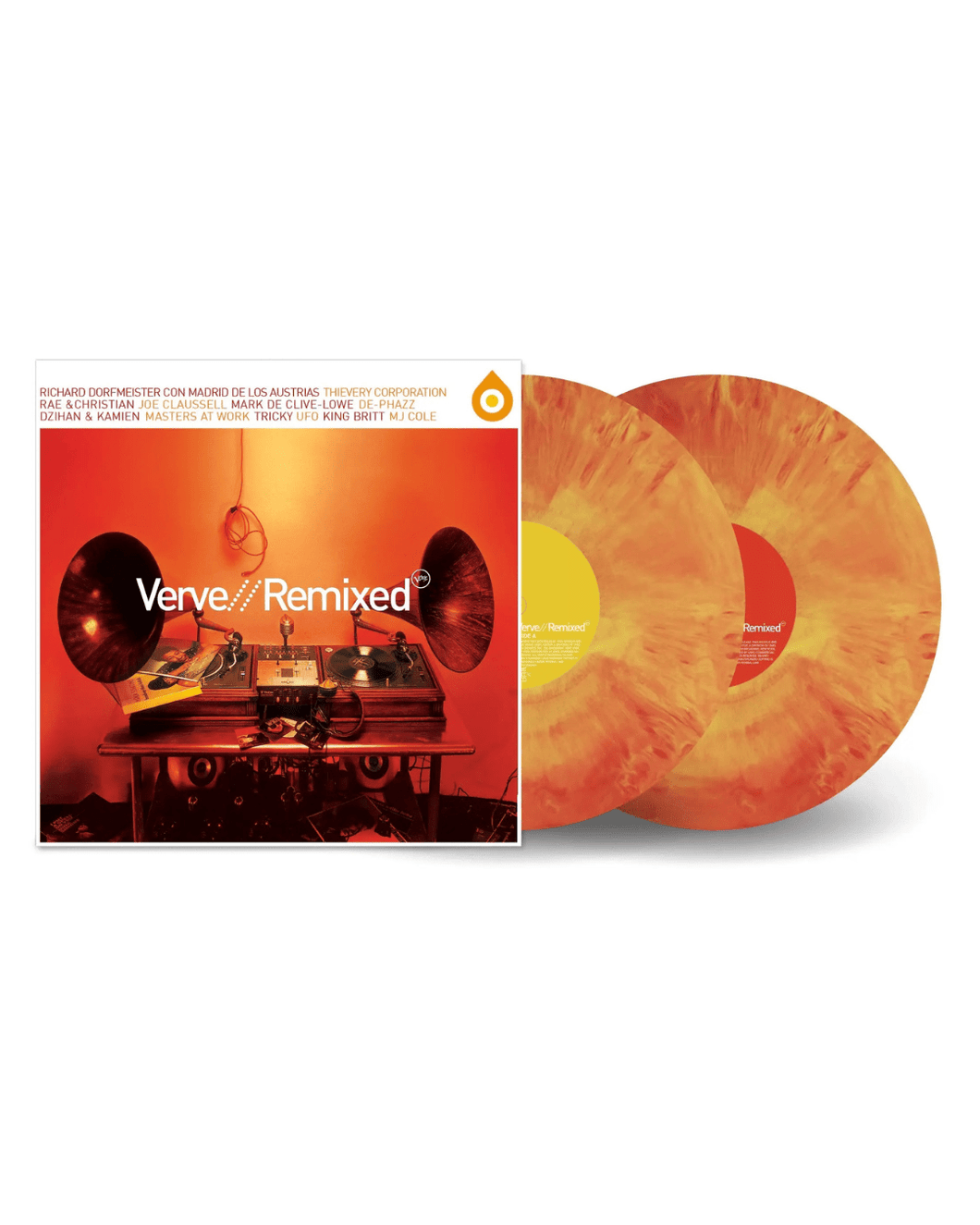 Various Artists - Verve: Remixed - Yellow & Orange Marble Vinyl LP Record - Bondi Records