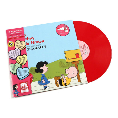 Vince Guaraldi - Be My Valentine, Charlie Brown - Limited Heartburn Red Vinyl LP Record - Bondi Records