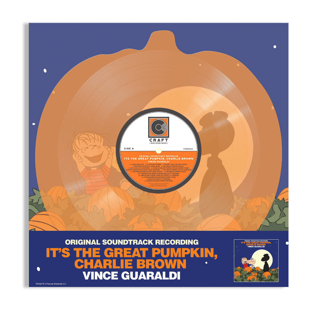 Vince Guaraldi - It's The Great Pumpkin, Charlie Brown - Pumpkin - Shaped Vinyl LP Record - Bondi Records