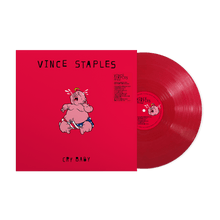 Load image into Gallery viewer, Vince Staples - Cry Baby - Indie Exclusive Red Vinyl LP Record - Bondi Records
