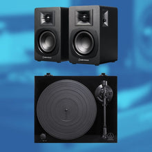 Load image into Gallery viewer, Vinyl Starter Kit - Audio Technica LPW Turntable &amp; AT - SP3X Speakers Bundle - Bondi Records
