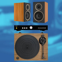 Load image into Gallery viewer, Vinyl Starter Kit - Audio Technica LPW Turntable &amp; Encel Brains Amp &amp; Gelati Speakers Bundle - Bondi Records
