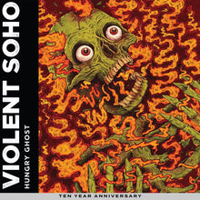 Load image into Gallery viewer, Violent Soho – Hungry Ghost 10th Anniversary - Black and Red Splatter Vinyl LP Record - Bondi Records
