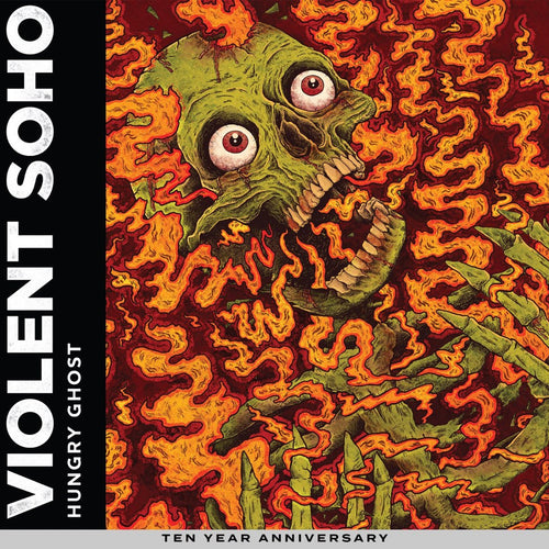 Violent Soho – Hungry Ghost 10th Anniversary - Black and Red Splatter Vinyl LP Record - Bondi Records