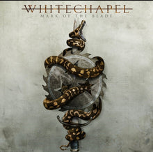 Load image into Gallery viewer, Whitechapel - Mark of the Blade - Gold Metallic Black Dust Vinyl LP Record - Bondi Records
