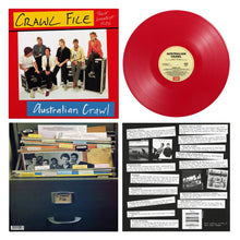 Load image into Gallery viewer, Australian Crawl - Crawl File - Red Vinyl LP Record - Bondi Records
