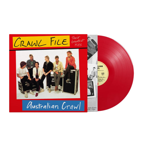 Australian Crawl - Crawl File - Red Vinyl LP Record - Bondi Records