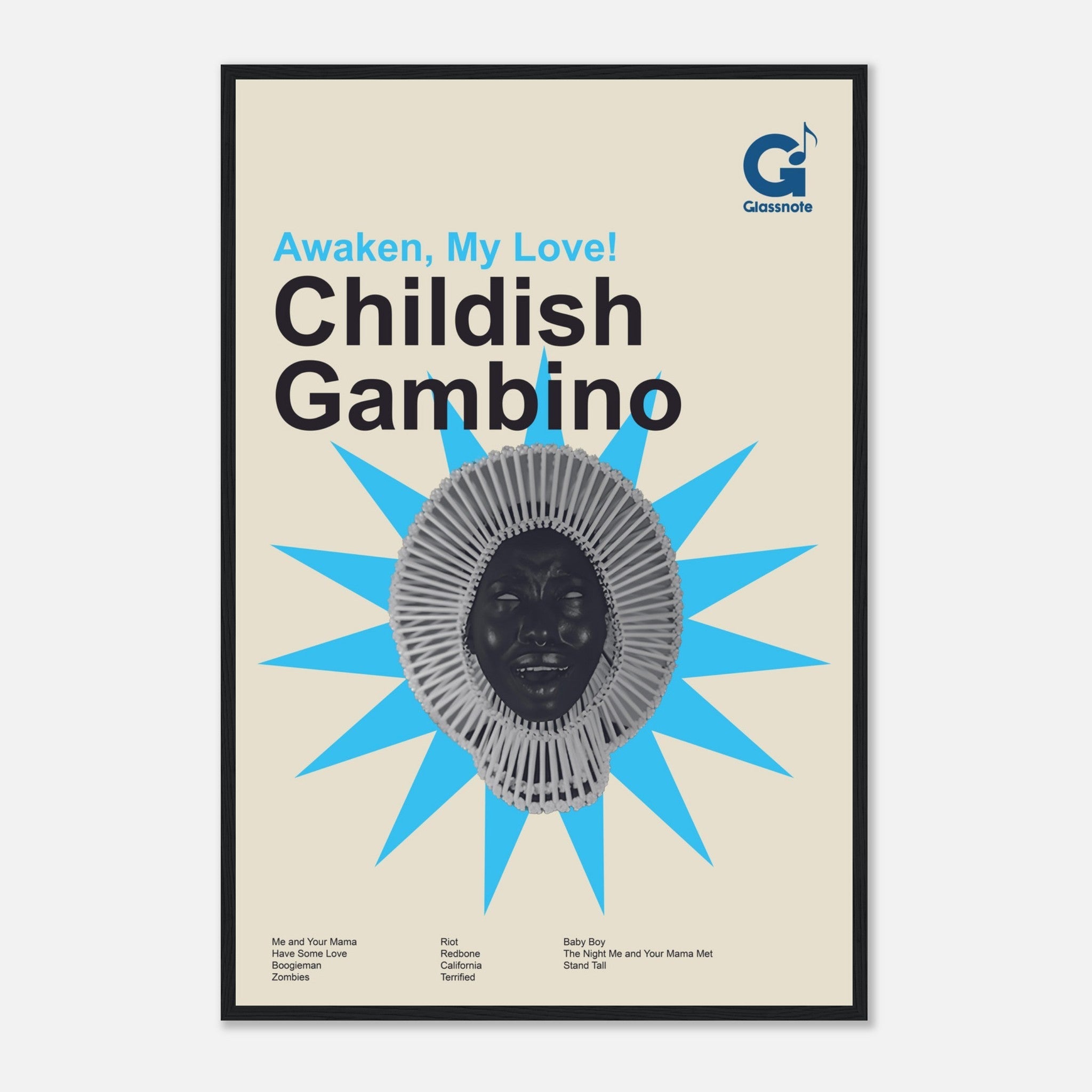Childish Gambino - Awaken My Love - Poster su tela con album musicale, decorazione per camera da letto, sport, ufficio, camera da letto, regalo, cornice 60 x 90 cm Childish Gambino - Awaken My Love - Poster su tela con album musicale, decorazione per camera da letto, sport, ufficio, camera da letto, regalo, cornice 60 x 90 cm