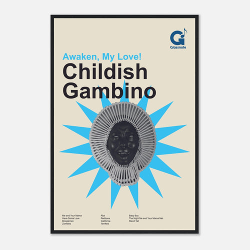 Childish Gambino - Awaken, My Love! - Framed Poster - Bondi Records