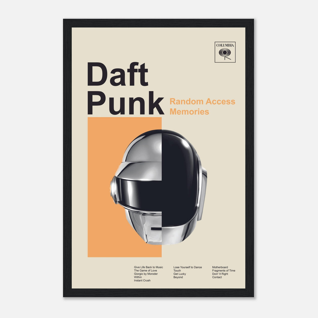 Daft Punk - Random Access Memories - Framed Poster - Bondi Records