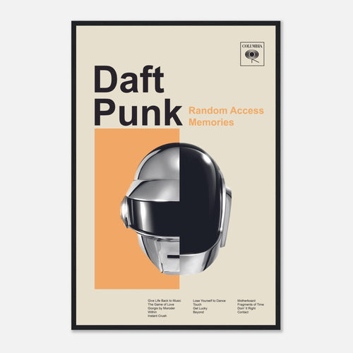 Daft Punk - Random Access Memories - Framed Poster - Bondi Records