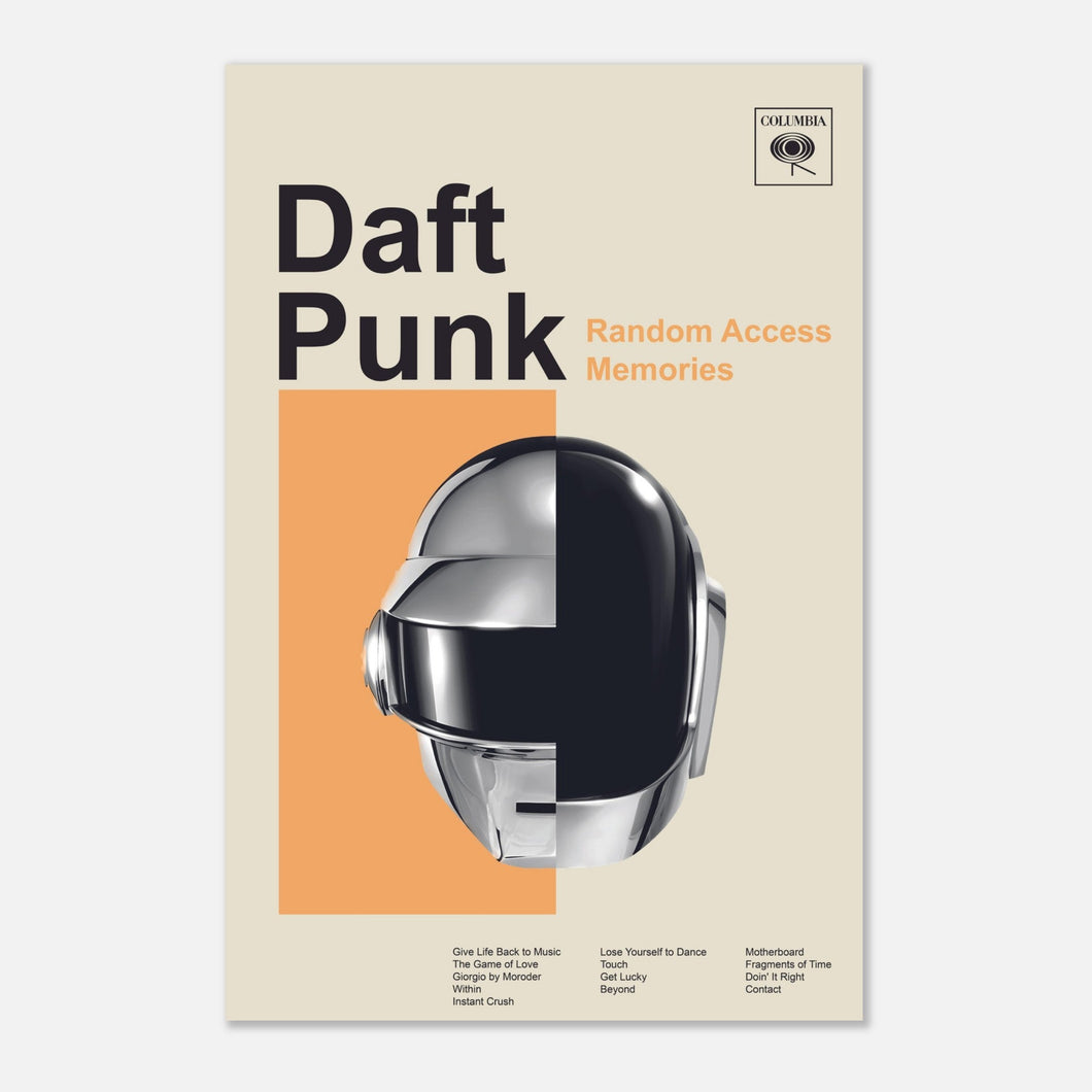 Daft Punk - Random Access Memories - Poster - Bondi Records