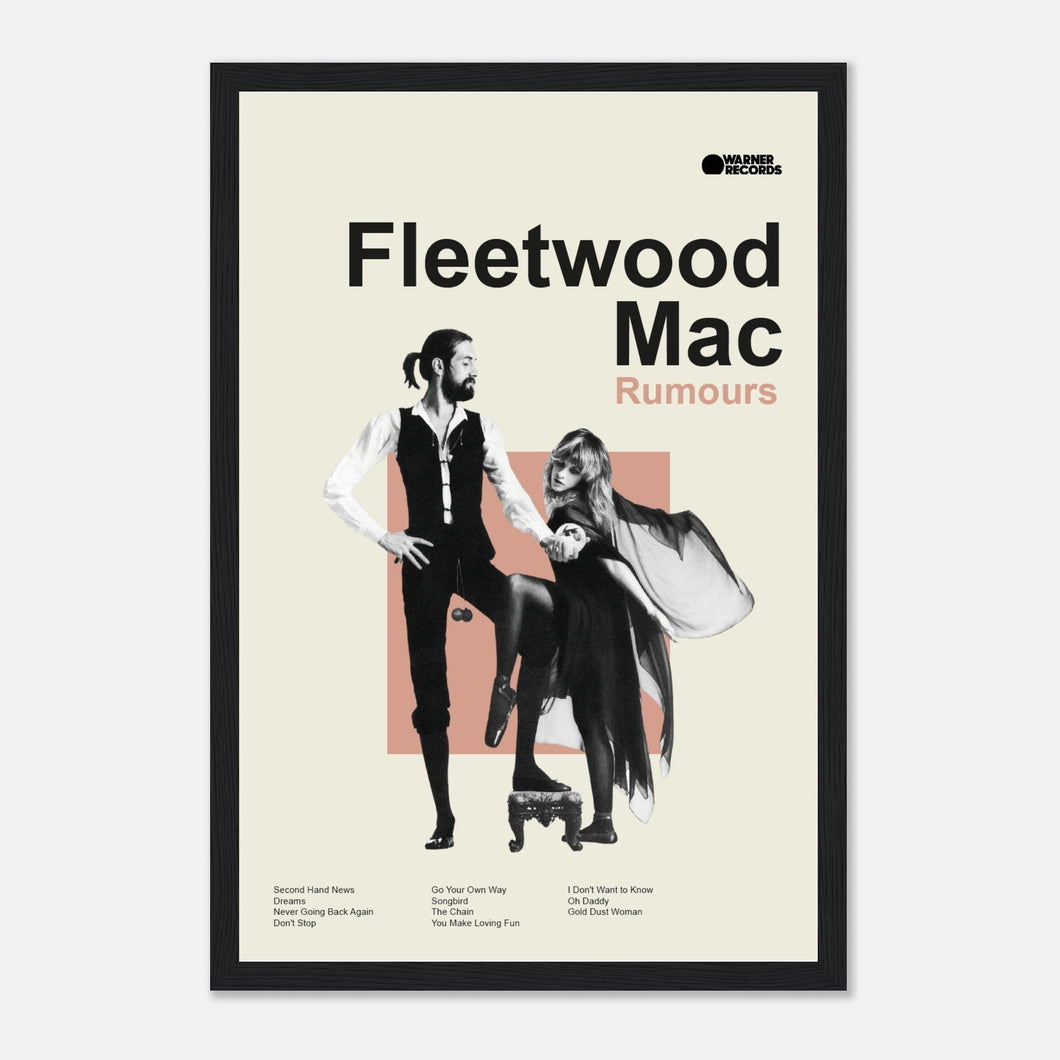 Fleetwood Mac - Rumours - Framed Poster - Bondi Records