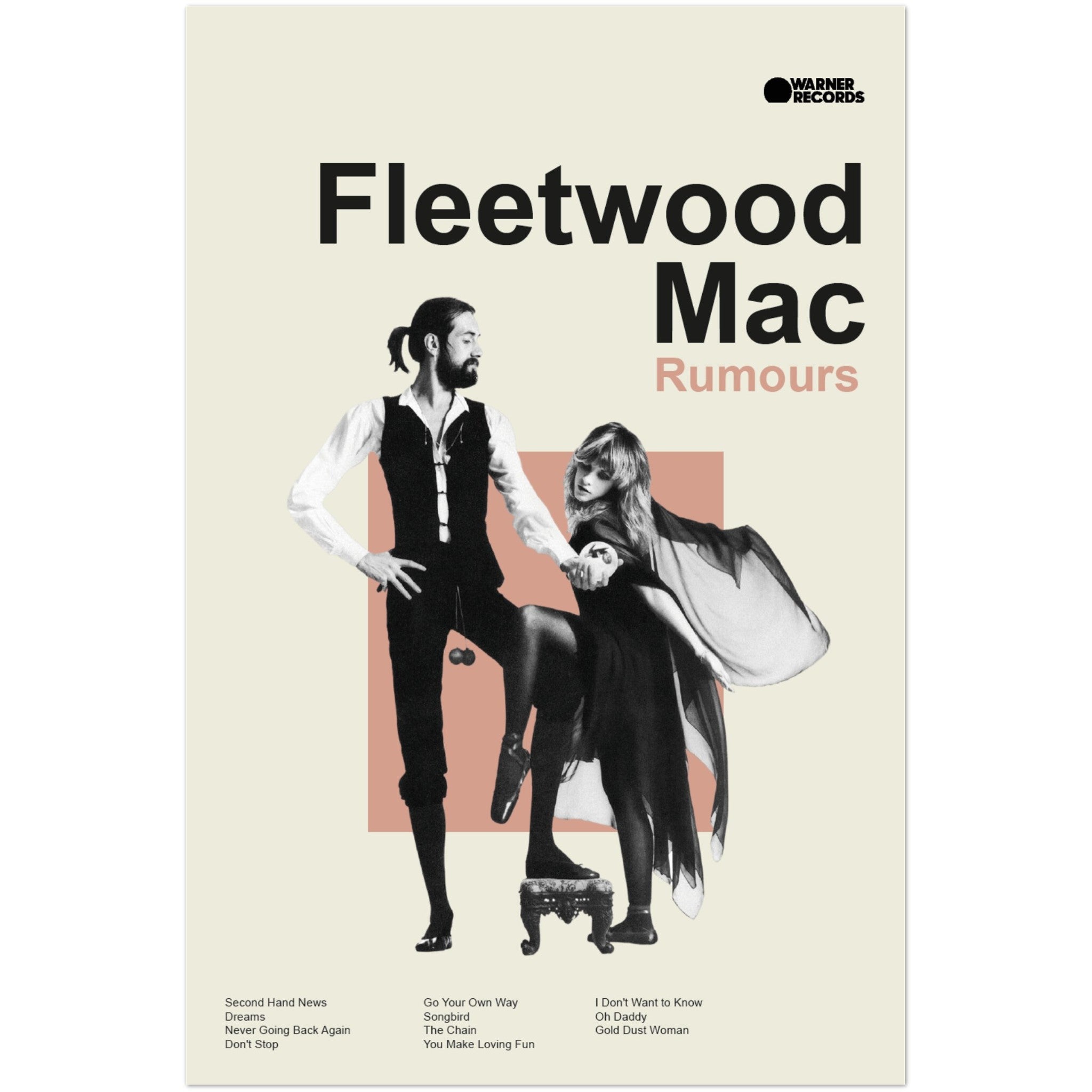Fleetwood Mac - Rumours - Poster - Bondi Records