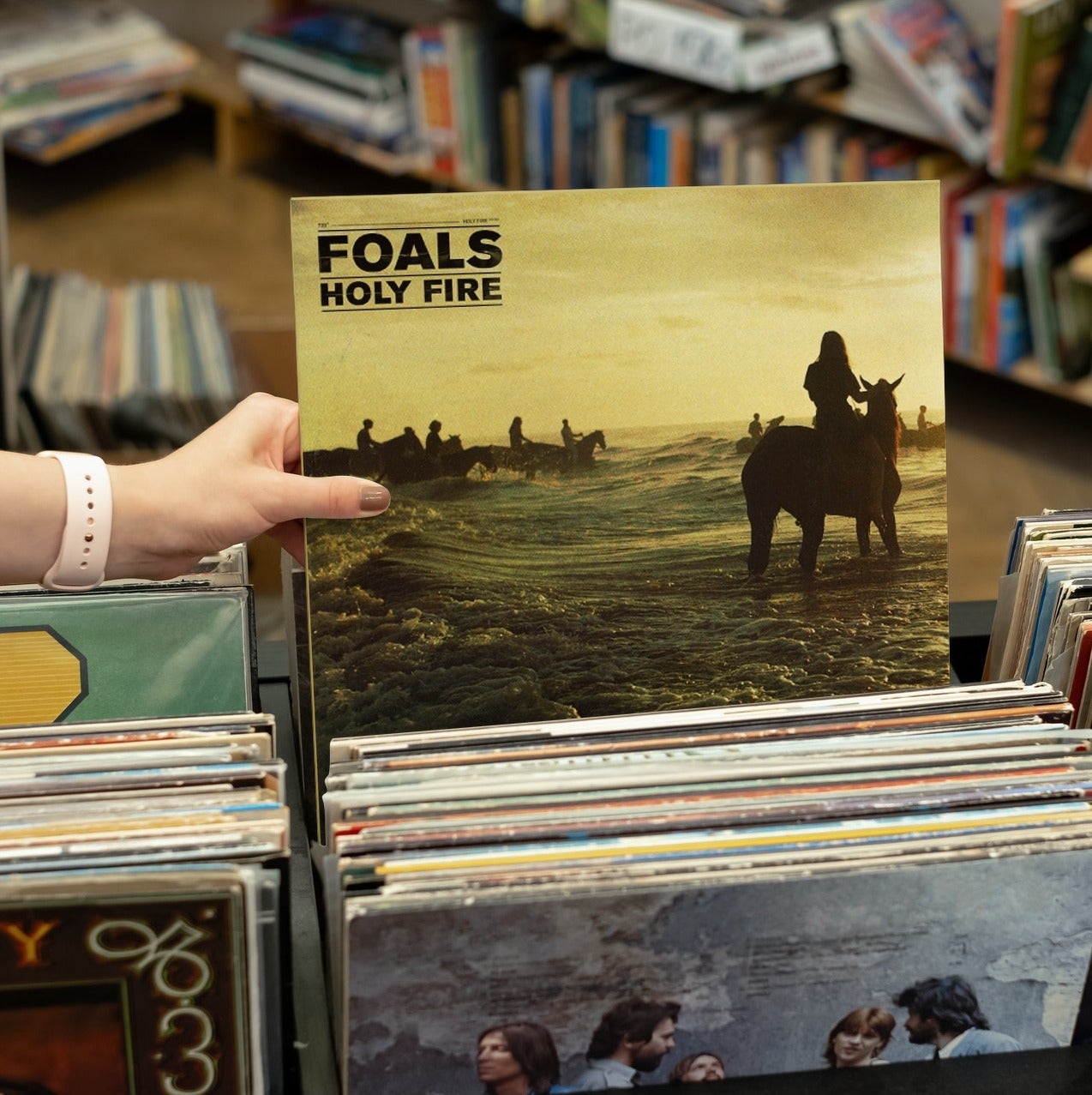 Foals Autographed Vinyl - Holy shops Fire