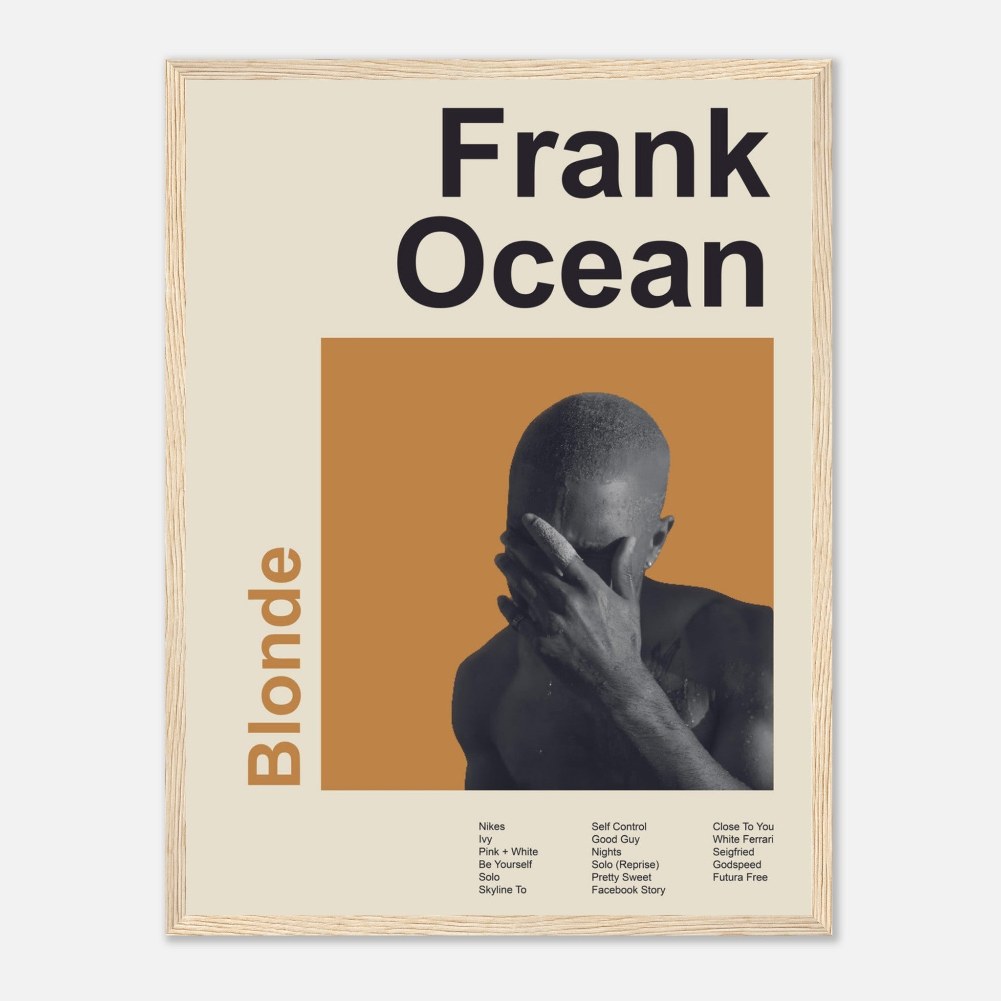 Frank Ocean - Blonde - Framed Poster - Bondi Records