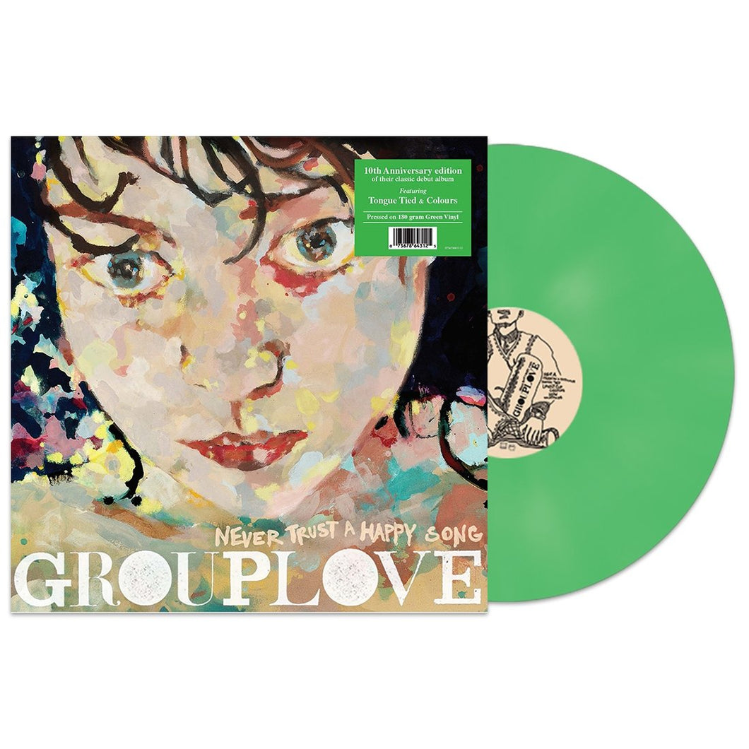 Grouplove - Never Trust A Happy Song - Green Vinyl LP Record - Bondi Records