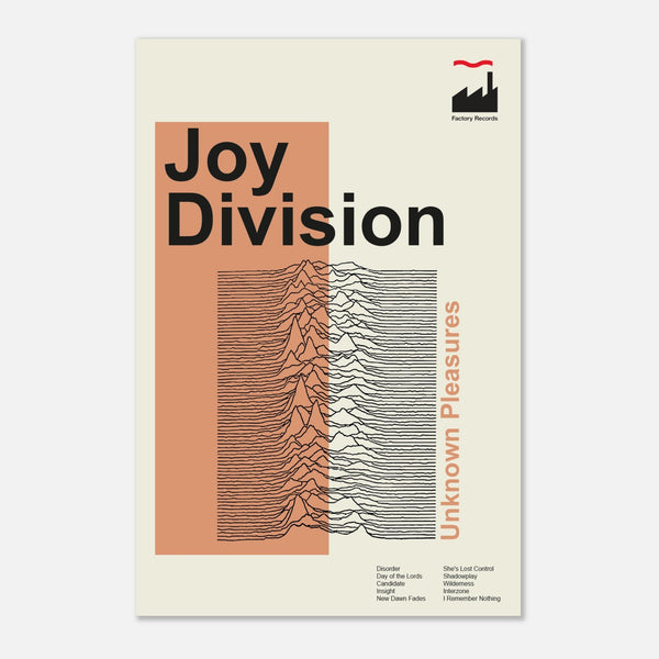 Joy Division - Unknown Pleasures - Poster - Bondi Records