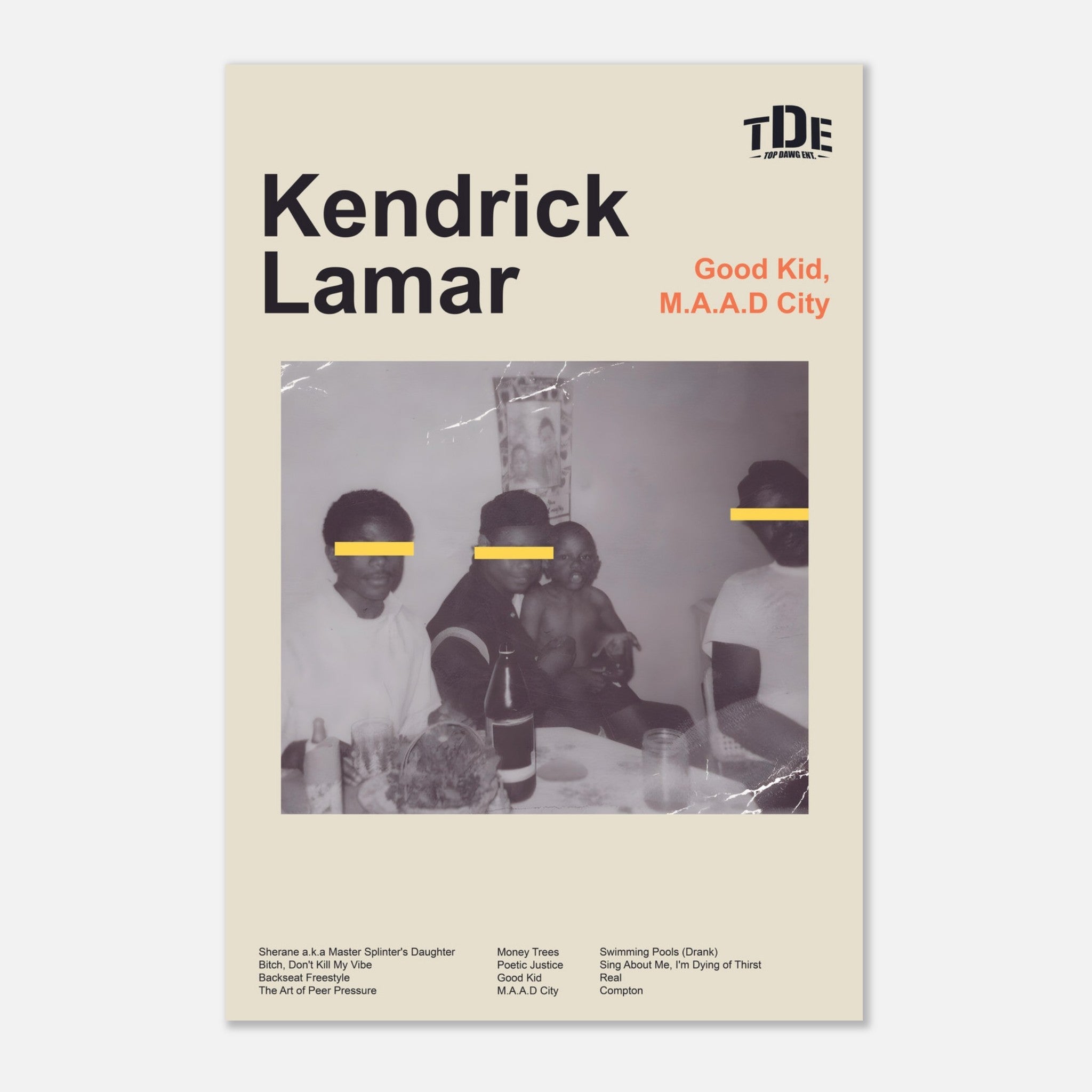 Kendrick Lamar - Good Kid, M.A.A.D City - Poster - Bondi Records
