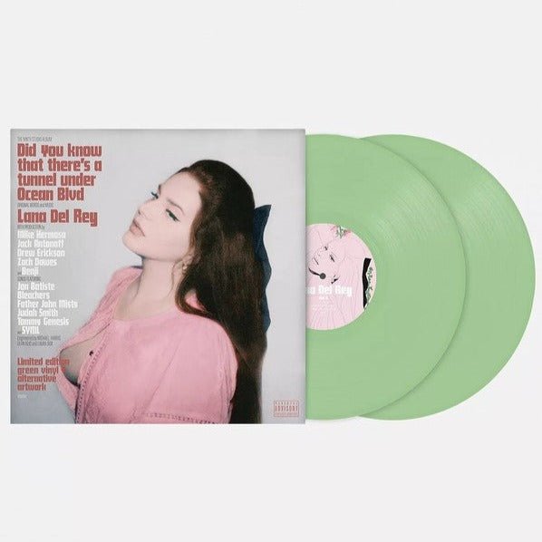 Lana Del Rey - Did You Know That There's A Tunnel Under Ocean Blvd - Green Vinyl LP Record - Bondi Records