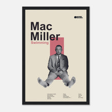 Load image into Gallery viewer, Mac Miller - Swimming - Framed Poster - Bondi Records
