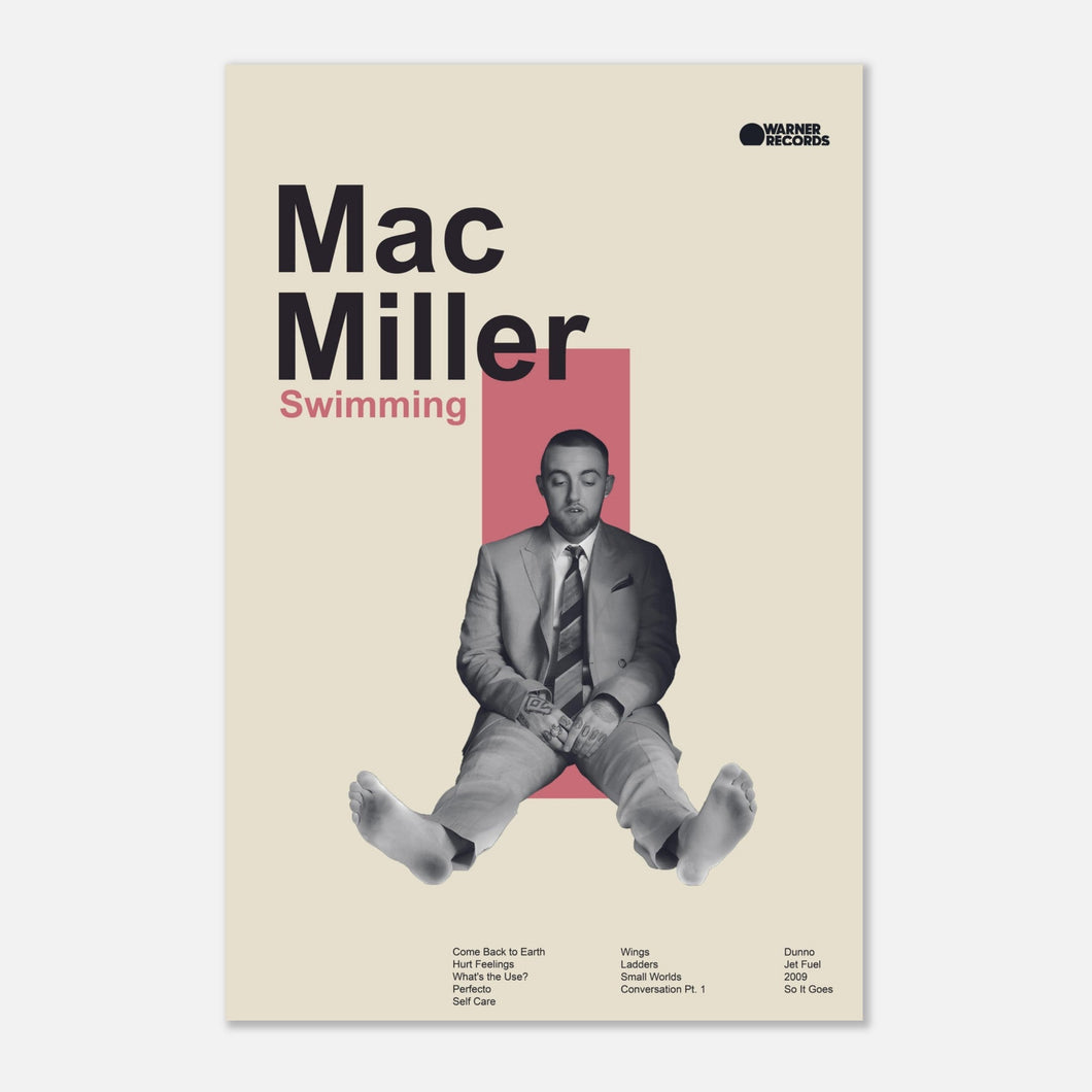 Mac Miller - Swimming - Poster - Bondi Records
