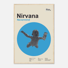 Load image into Gallery viewer, Nirvana - Nevermind - Framed Poster - Bondi Records

