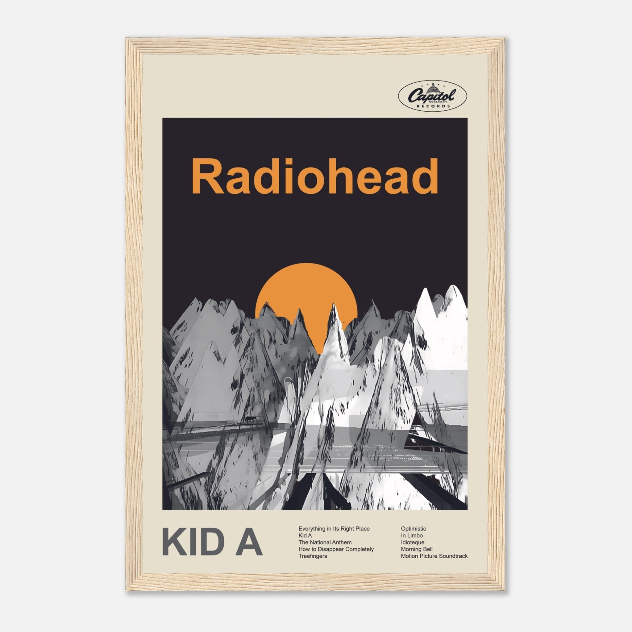 RADIOHEAD KID A ポスター Radiohead Kid A Poster Wall Art Home Decor Photo Prints 16