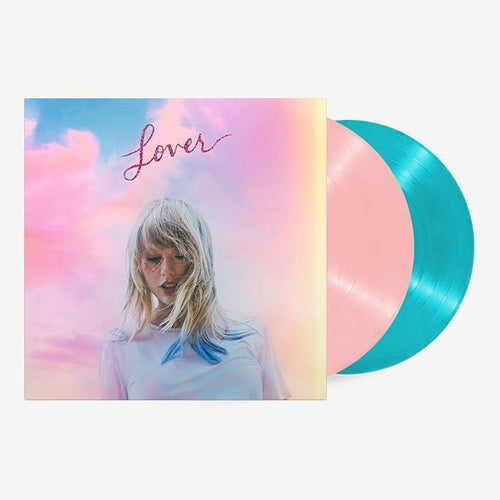 Taylor Swift - Lover - Limited Edition Baby Pink & Blue Vinyl Vinyl LP Record - Bondi Records