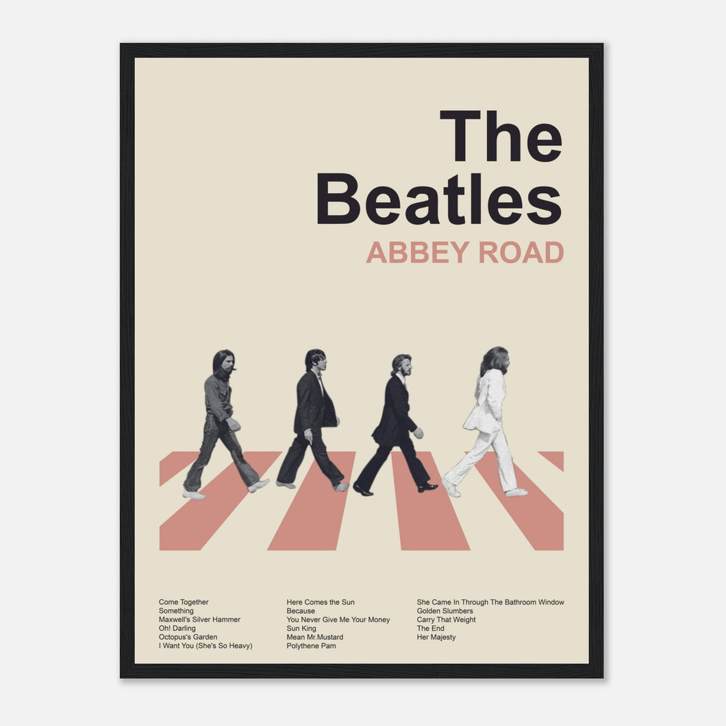 The Beatles - Abbey Road - Framed Poster - Bondi Records