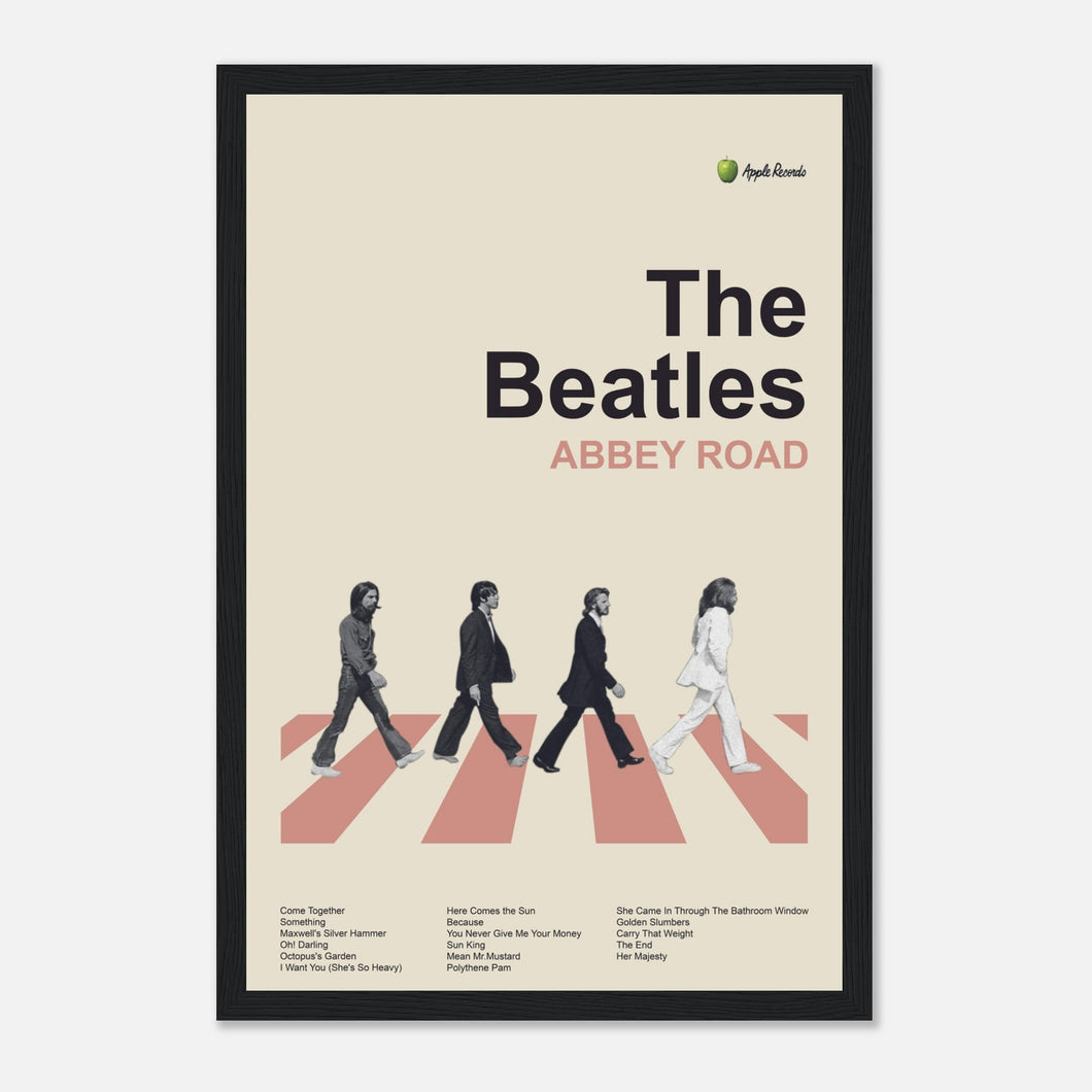 The Beatles - Abbey Road - Framed Poster - Bondi Records