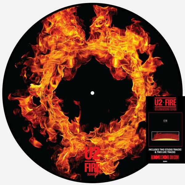 U2 - Fire - 40th Anniversary Picture Disc Vinyl LP Record - Bondi Records