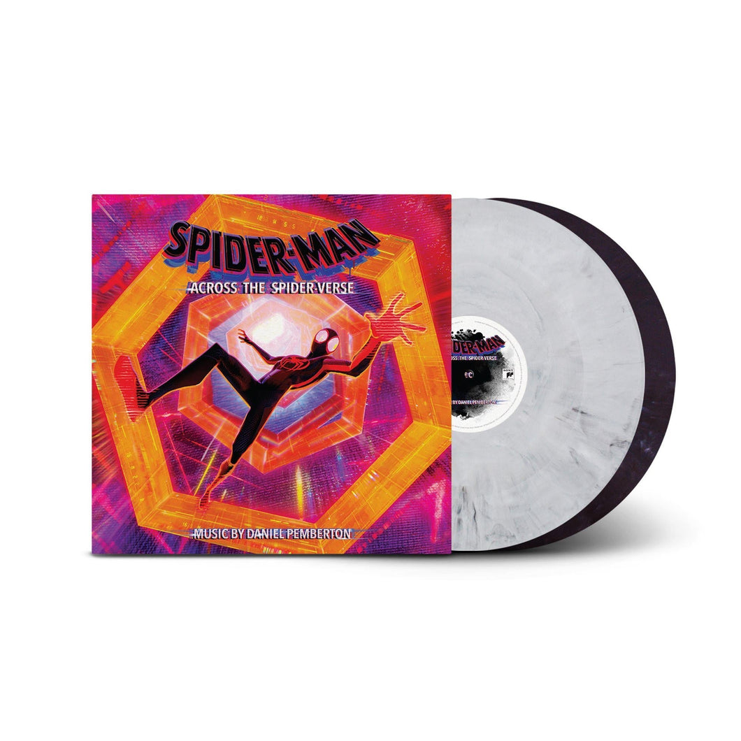Various Artists - Across The Spider-Verse - White and Dark Purple Marbled Vinyl LP Record - Bondi Records