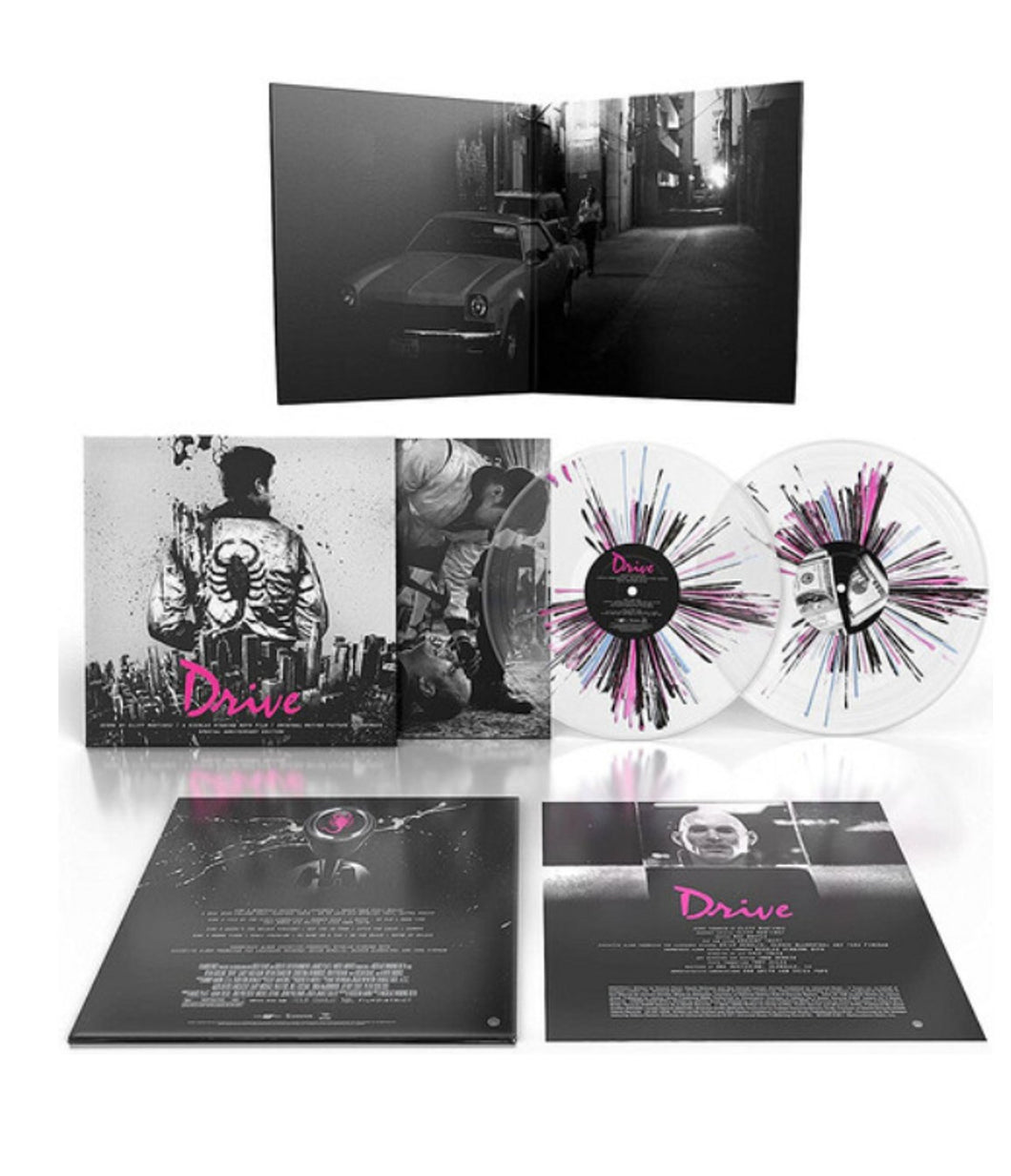 Various Artists - Drive (Original Motion Picture Soundtrack) - Neon Noir Splatter Vinyl LP Record - Bondi Records