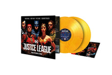 Load image into Gallery viewer, Various Artists - Justice League Soundtrack - Flaming Vinyl LP Record - Bondi Records
